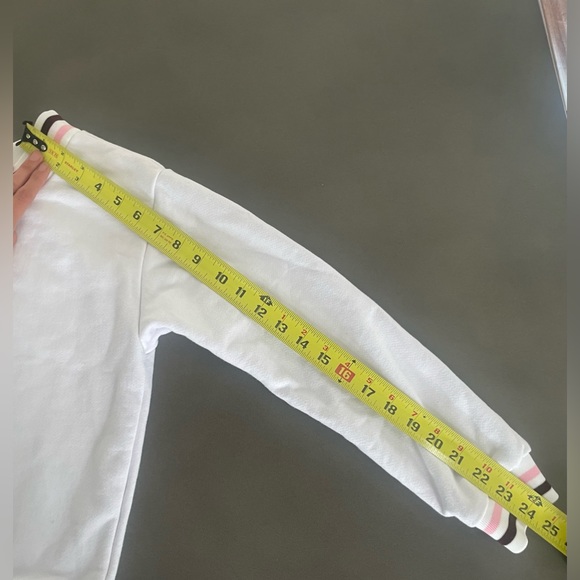 American Apparel Pink Stripe Size XS Sweatshirt - Picture 10 of 11